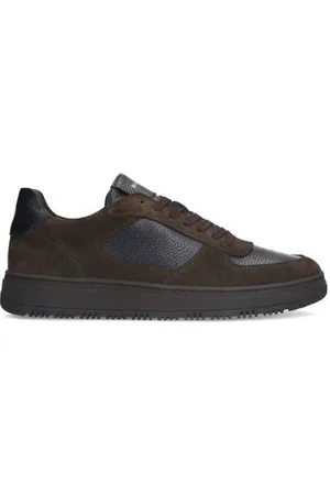 Manfield Leren sneakers