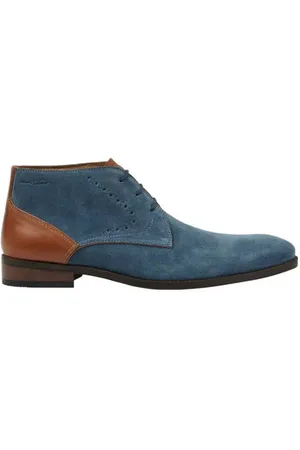 Van Lier Vienna suède veterschoenen