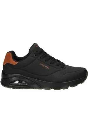 Skechers Uno sneakers zwart/camel