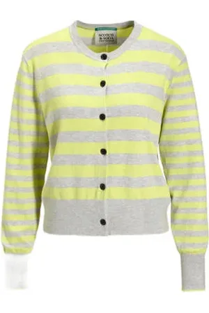 Scotch&Soda Gebreid vest limegroen