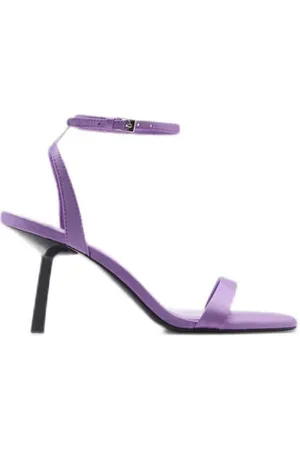 MANGO Sandalettes lila