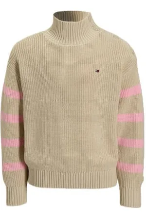Tommy Hilfiger Coltrui beige gebreid