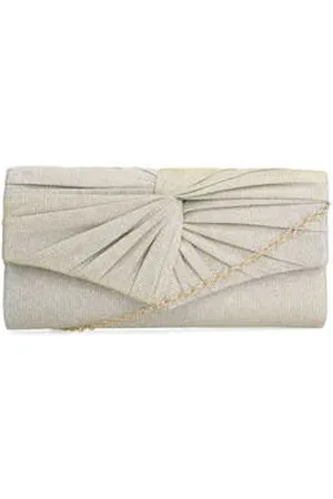 Manfield Clutch zilverkleurig