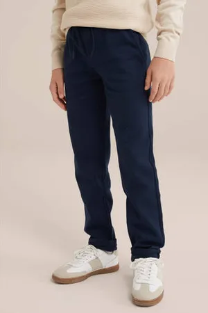 WE Fashion Blue Ridge sweatpants donkerblauw