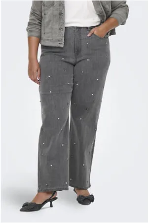 ONLY High waist wide leg jeans