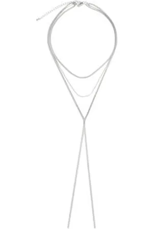 MANGO Ketting zilverkleurig
