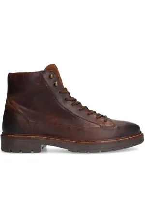 Manfield Leren veterboots