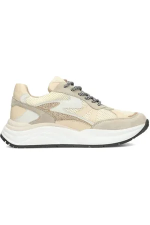 PS Poelman Chunky leren sneakers beige