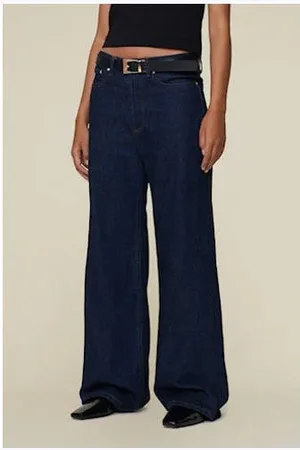 Lois Low waist wide leg jeans Skater Loose