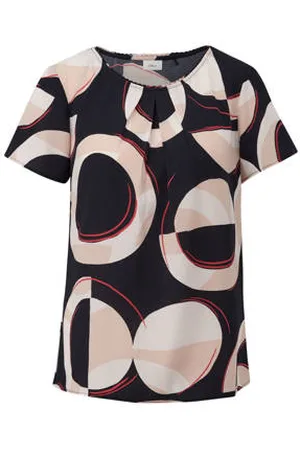 QS by s.Oliver Blousetop marine/roze