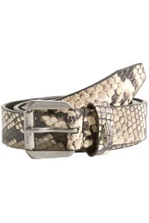 Kurt Geiger Leren riem Kensington met slangenprint