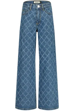 Raizzed Wide leg regular waist jeans medium blue denim