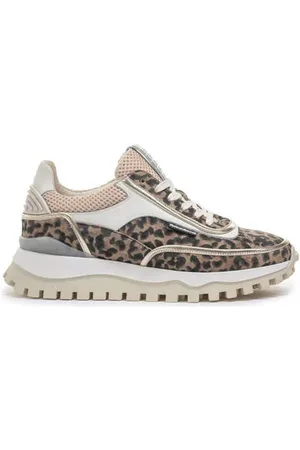 Floris van Bommel Grommi 02.05 suède sneakers panterprint