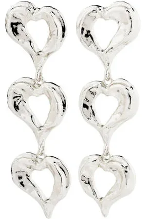 Pilgrim Silver plated oorbellen Tide