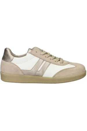 Gabor Leren sneakers beige/wit
