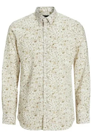 JACK & JONES Casual overhemd ecru