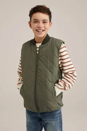 WE Fashion Blue Ridge bodywarmer groen