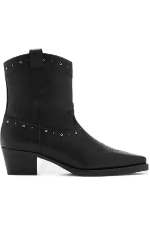 MANGO Leren cowboylaarzen