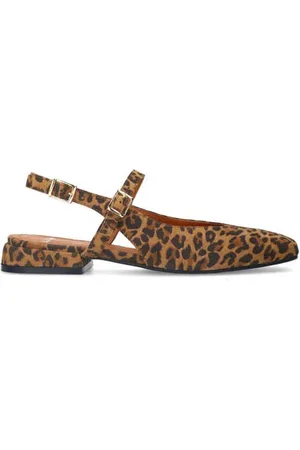 Manfield Suède slingback loafers