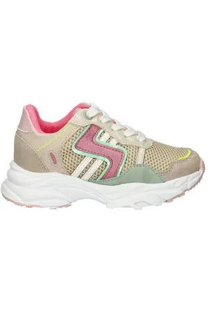 Nelson Chunky sneakers beige/roze