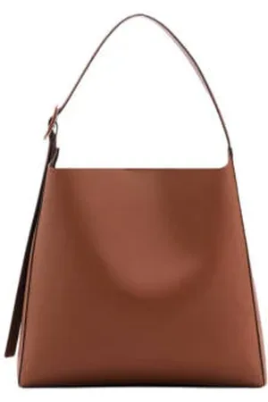 MANGO Schoudertas bruin