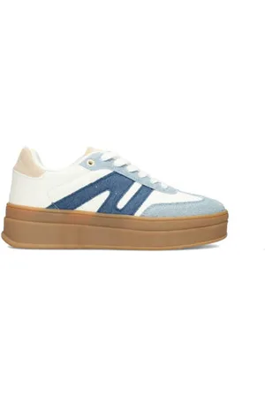 Posh By Poelman Sneakers wit/denim