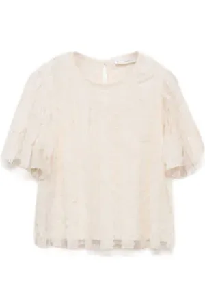MANGO Blousetop beige