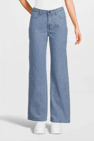 Sofie Schnoor Straight leg jeans met hartjes