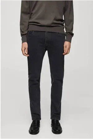 MANGO Slim fit jeans zwart