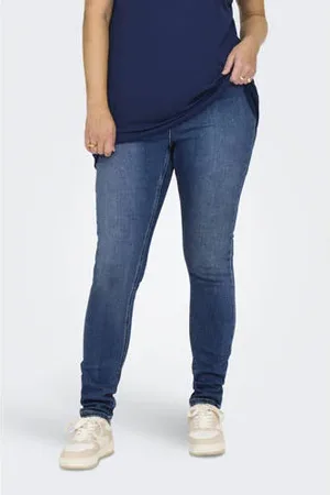 ONLY High waist skinny jeans CARMILA medium blue denim