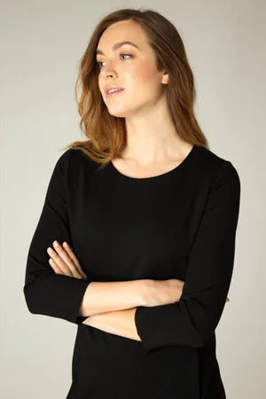 Base Level Jurk Ylona 3/4 mouw