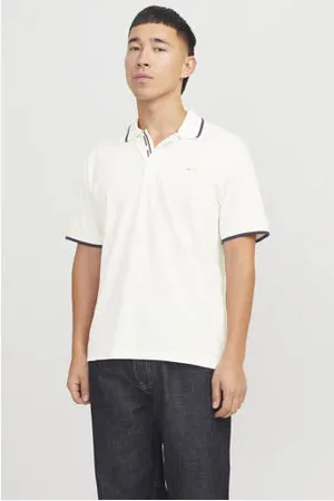 JACK & JONES PREMIUM regular polo wit