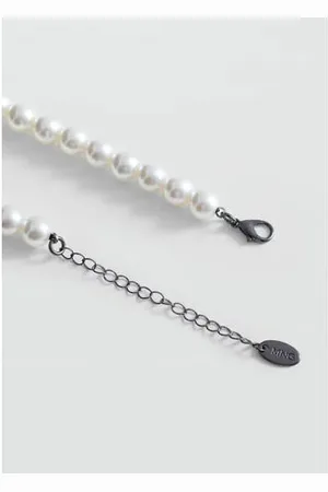 MANGO Ketting zilverkleurig