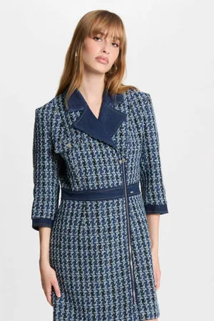Morgan Korte jurk blauw