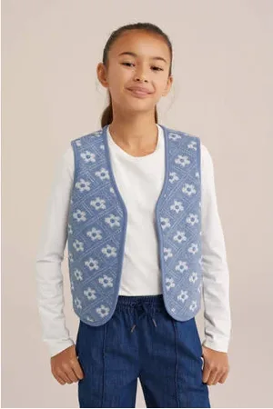 WE Fashion Gilet blauw