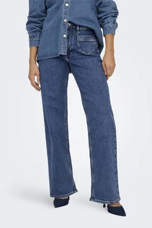 ONLY High waist wide leg jeans