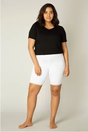 Base Level Cycling short Ava zwart/nude