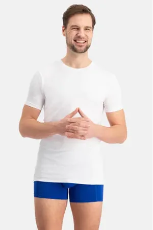 Bamboo Basics Slimfit ondershirt Reno met bamboe (set van 2)