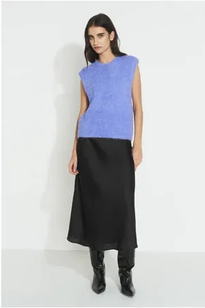 RUBY Midi satijnen rok
