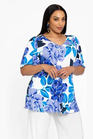 Yoek Top blauw