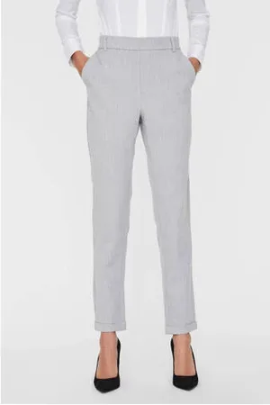 VERO MODA Regular fit pantalon VMMAYA bruin