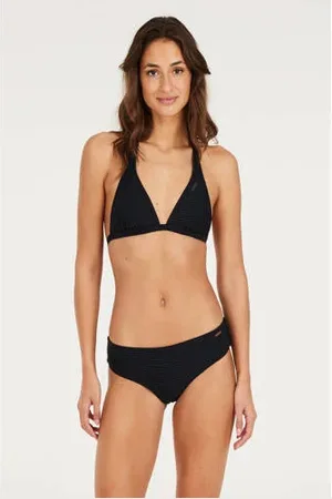Protest Hipster bikinibroekje MIXACTIONS met ribstructuur zwart