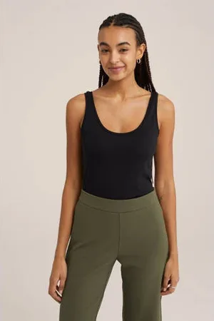 WE Fashion WE Fundamentals singlet zwart