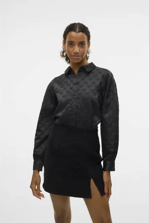 VERO MODA Blouse VMVIGA met jacquard