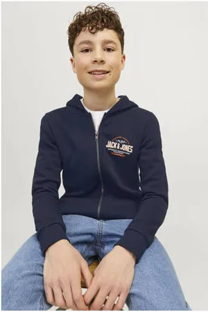 JACK & JONES JUNIOR sweatvest JJELOGO met logo