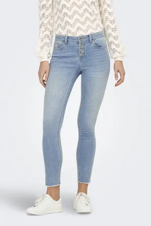 ONLY Regular waist skinny jeans