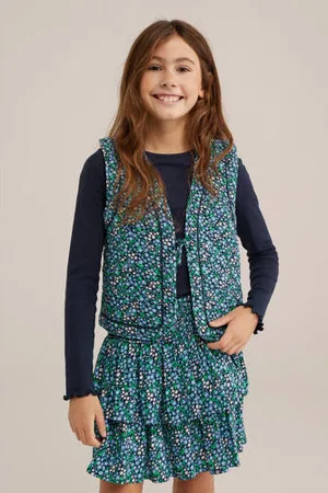 WE Fashion Gilet donkerblauw
