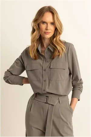 Expresso Blouse van travelstof