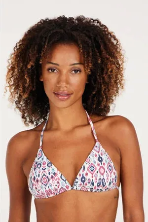 Protest Voorgevormde triangel bikini PRTVAJEN wit/blauw/roze