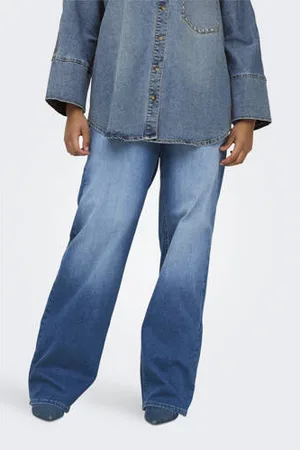 ONLY High waist wide leg jeans